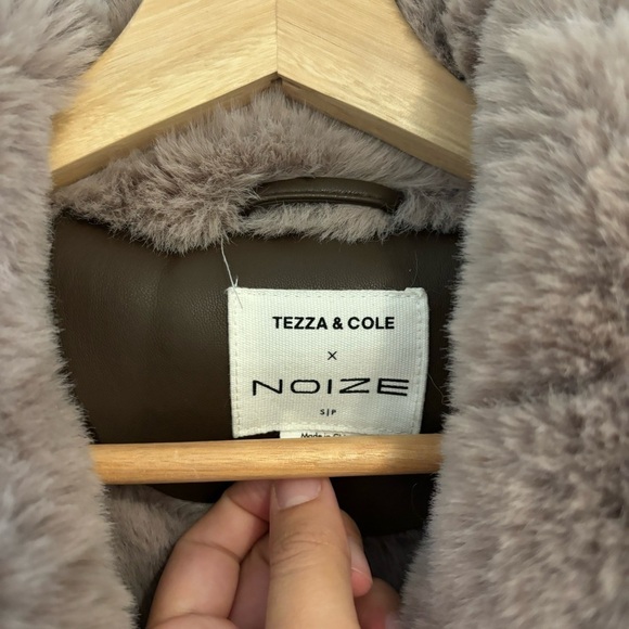 Tezza Cole x noize faux leather fur jacket - Picture 3 of 4